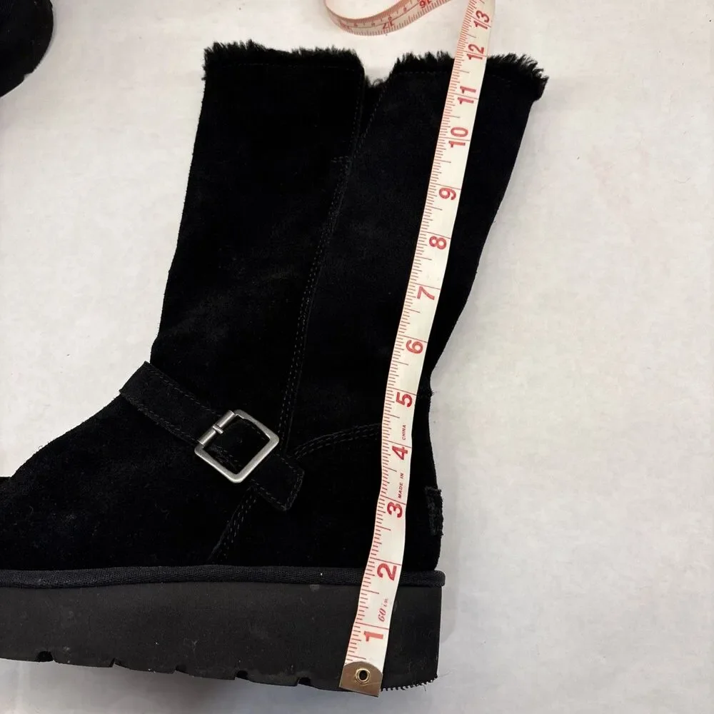 Womens‎ Koolaburra by Ugg Kelissa Tall Black Boots Shoes, size 9 EUC Winter Warm